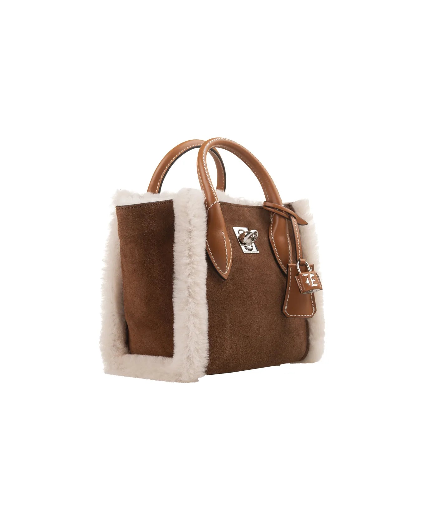 Ermanno Scervino Mini Maggie Bag In Shearling