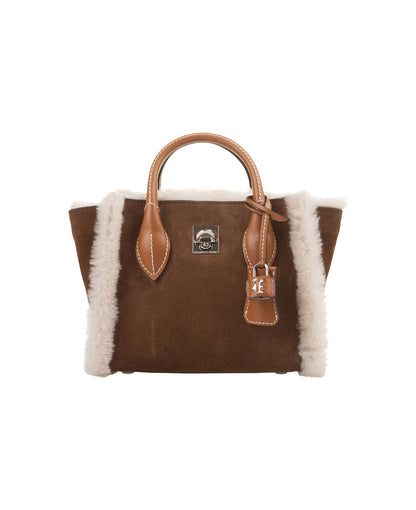 Ermanno Scervino Mini Maggie Bag In Shearling