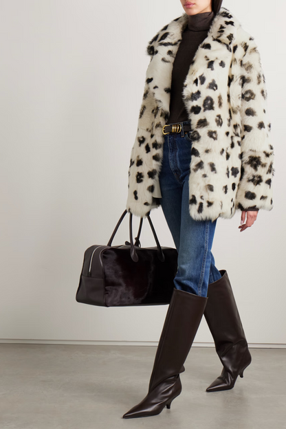 DODO BAR OR Dot printed shearling coat