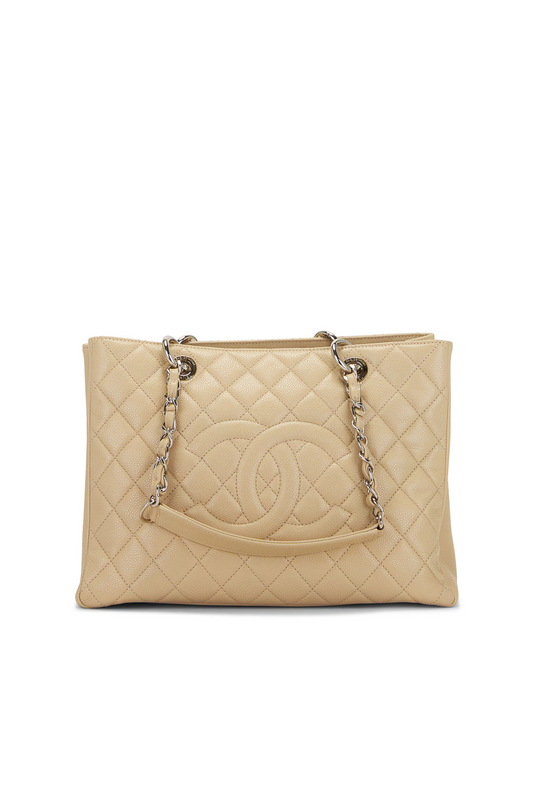 Chanel Caviar Grand Shopping Tote Bag