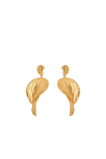 OSCAR DE LA RENTA Petal Drop Earrings