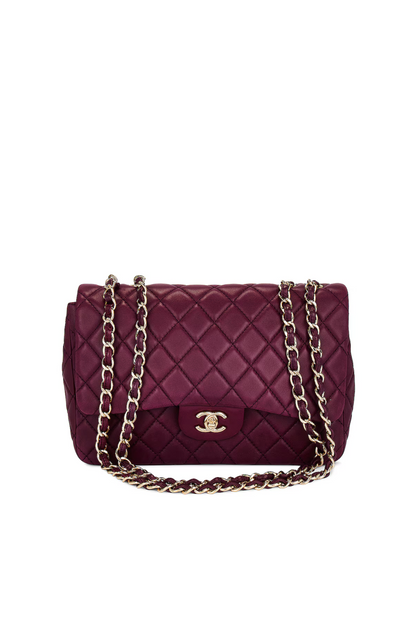 Chanel Lambskin Jumbo Classic Flap Bag