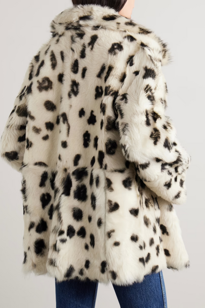 DODO BAR OR Dot printed shearling coat