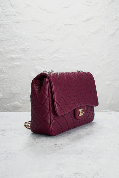 Chanel Lambskin Jumbo Classic Flap Bag