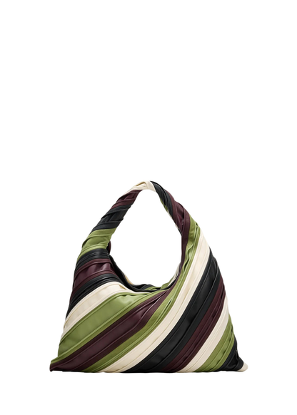 BOTTEGA VENETA Hop Large Striped Hobo Bag