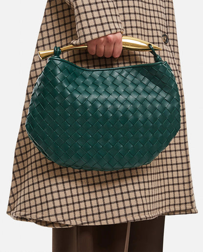 BOTTEGA VENETA Sardine With Chain Small Intrecciato Leather Shoulder Bag