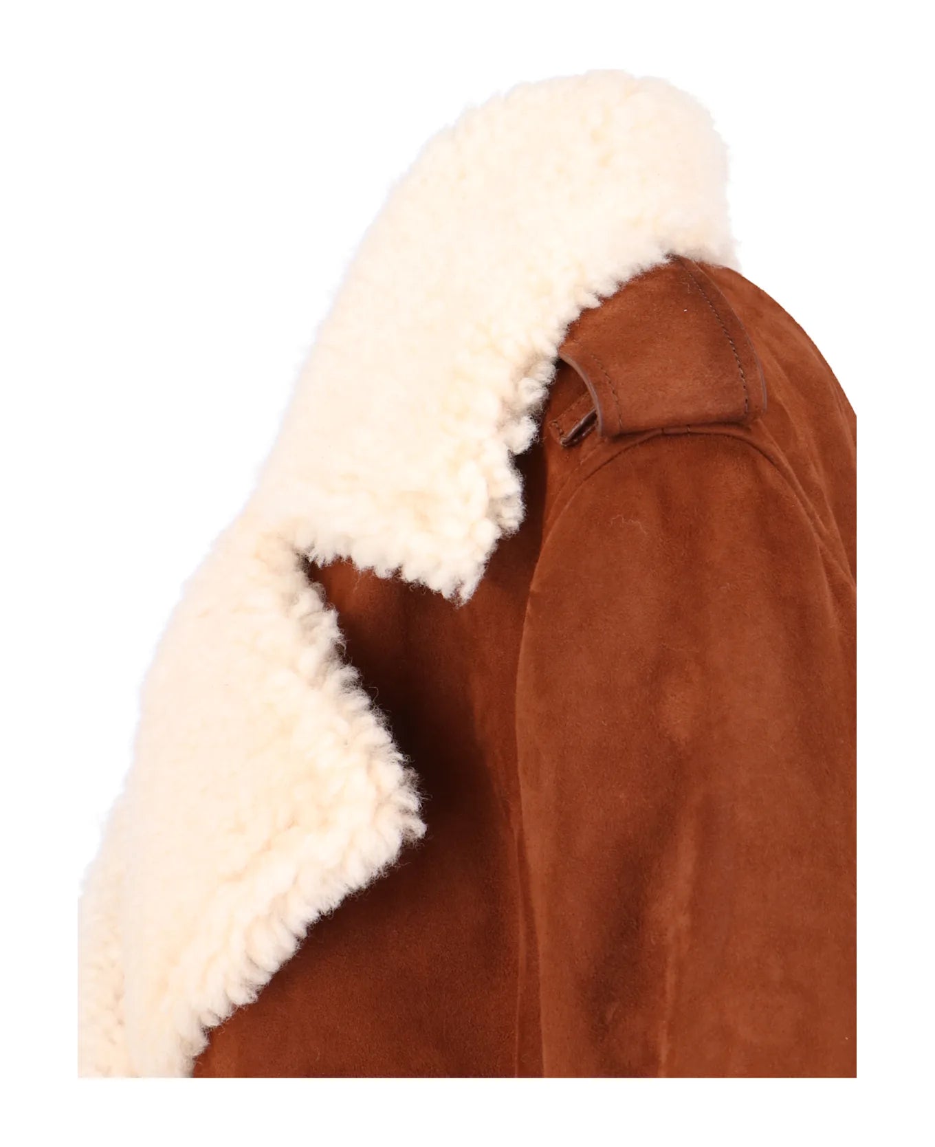 Ermanno Scervino Shearling Midi Coat