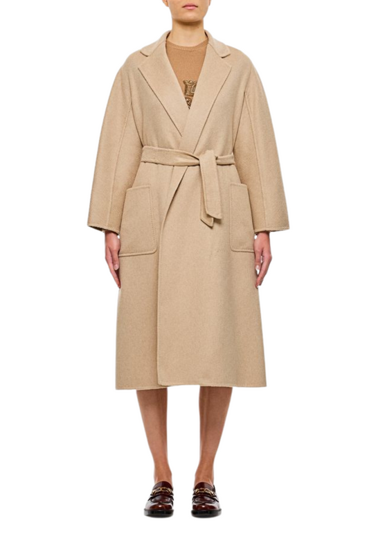 Max Mara LUDMILLA BELTED CASHMERE MIDI COAT