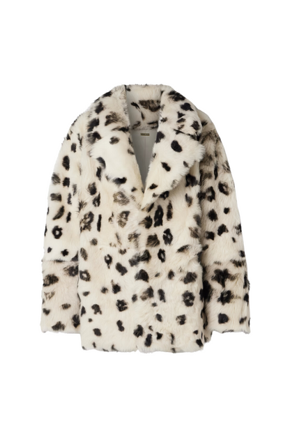 DODO BAR OR Dot printed shearling coat