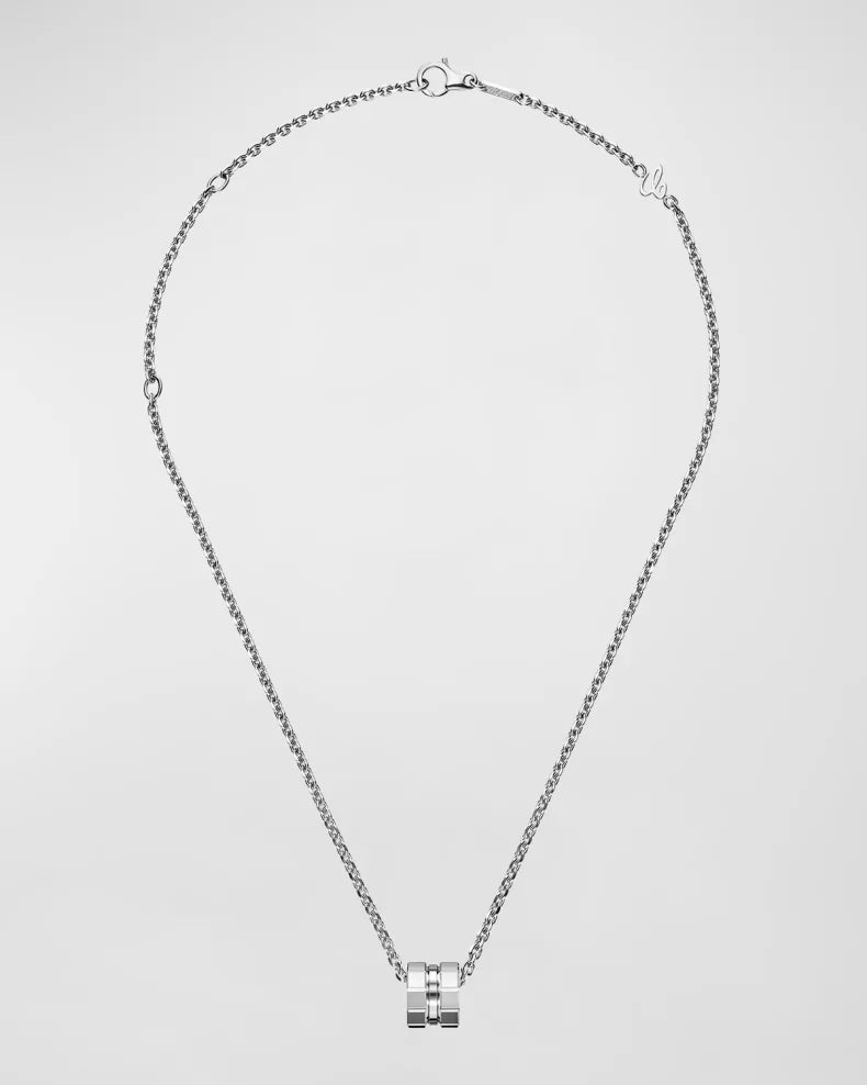 Chopard Ice Cube 18K White Gold Pendant Necklace