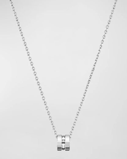 Chopard Ice Cube 18K White Gold Pendant Necklace